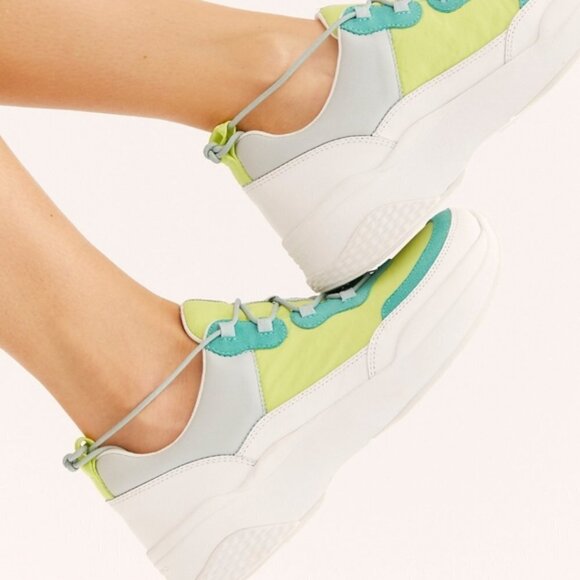 Free people Vagabond Lexy Sneakers Chunky Size 10 - Picture 1 of 10